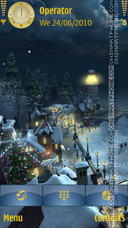 Coastal Christmas theme screenshot