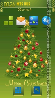 Скриншот темы Christmas Tree 11