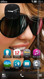 Jessica Alba 38 theme screenshot