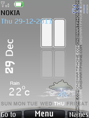 Iphone 5 Clock tema screenshot