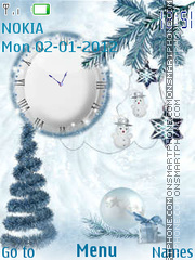 Winter day theme screenshot
