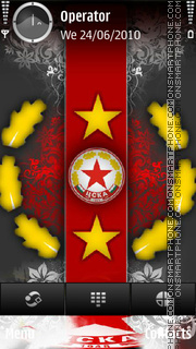 Capture d'écran CSKA Sofia thème