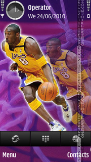 Kobe bryant 8 tema screenshot
