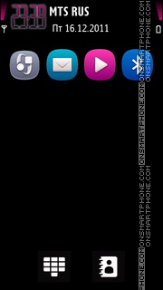 Capture d'écran Symbian Anna thème