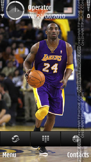 Kobe Bryant theme screenshot