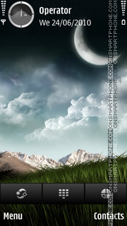 Moon valley theme screenshot