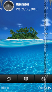 Maldivies Island es el tema de pantalla