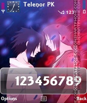 Sasuke Itachi theme screenshot