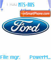 Capture d'écran Ford thème