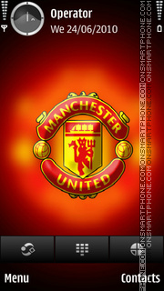 Capture d'écran Manchester United 3D thème