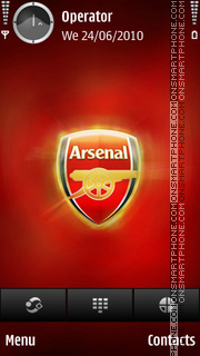 Arsenal theme screenshot