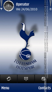 Capture d'écran Tottenham Hotspurs thème