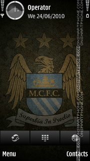 Скриншот темы Manchester City