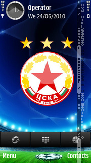 Скриншот темы CSKA CL