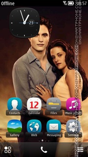 Twilight Love Forever tema screenshot