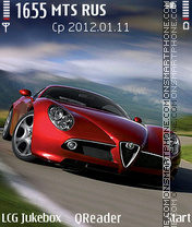 Скриншот темы Alfa-Romeo