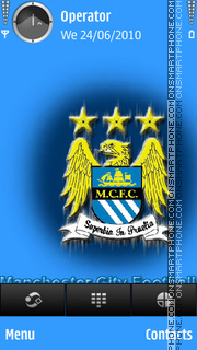 Manchester City theme screenshot