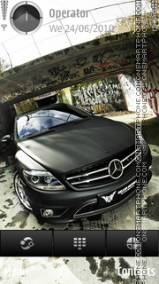 Capture d'écran Mercedes cl thème
