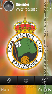 Racing Santander tema screenshot