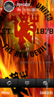 Manchester United 1878 theme screenshot