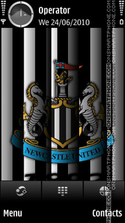 Скриншот темы Newcastle United