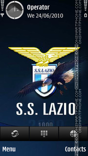 SS Lazio tema screenshot