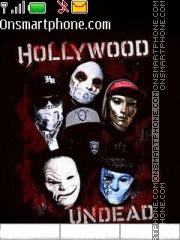 Hollywood Undead tema screenshot