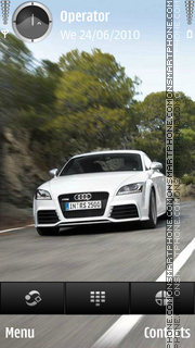 Capture d'écran Audi TT thème