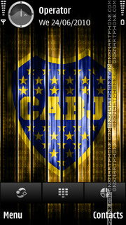 Boca Juniors theme screenshot