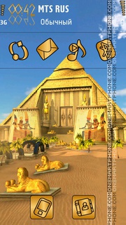 Скриншот темы Egypt 06