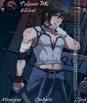 Capture d'écran Sasuke thème