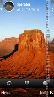 Capture d'écran Desert thème