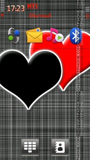 Two Hearts 03 theme screenshot