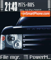 Capture d'écran Range Rover 01 thème
