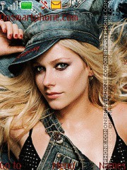 Capture d'écran Avril Lavigne 02 thème