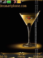Capture d'écran Martini Gold thème
