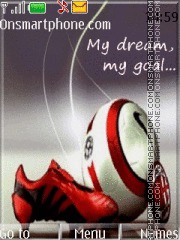 My Dream Football es el tema de pantalla