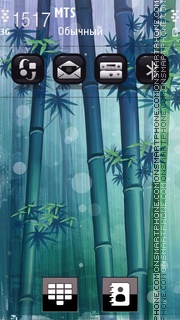 Скриншот темы Tropical Bamboo 5th