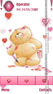 Teddy Bear theme screenshot
