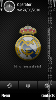 Capture d'écran Real Madrid thème