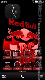 Red Bull 07 theme screenshot