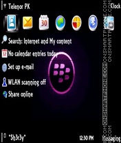 Скриншот темы Blackberry