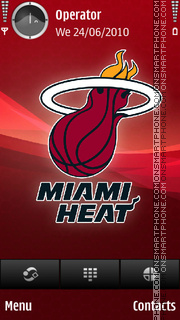 Скриншот темы Miami Heat