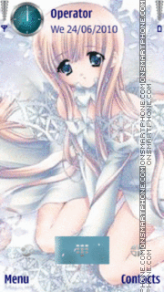 Winter Anime 01 es el tema de pantalla