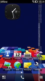 Cubed theme screenshot