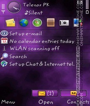 Скриншот темы Purple