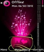 Скриншот темы Valentine 2012