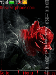 Rose And Smoke tema screenshot