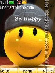 Be Happy es el tema de pantalla