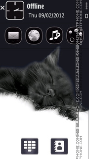 Capture d'écran Kitten thème